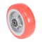 Vestil Polypropylene Wheel 6x2 Red/White WHL-PP-6X2 - alternate 4